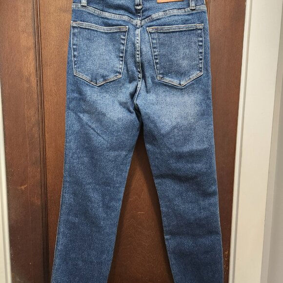 Point Sur Hightower Straight 10" Jeans Size 27 EUC Dark Blue - Picture 2 of 11
